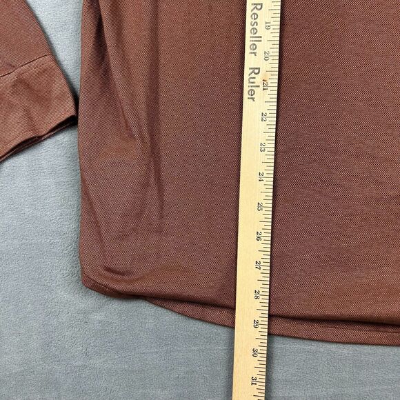 VRST Shirt Mens XL Button Down Earth Brown Heather Anti-Odor Stretch NWT - Picture 10 of 10